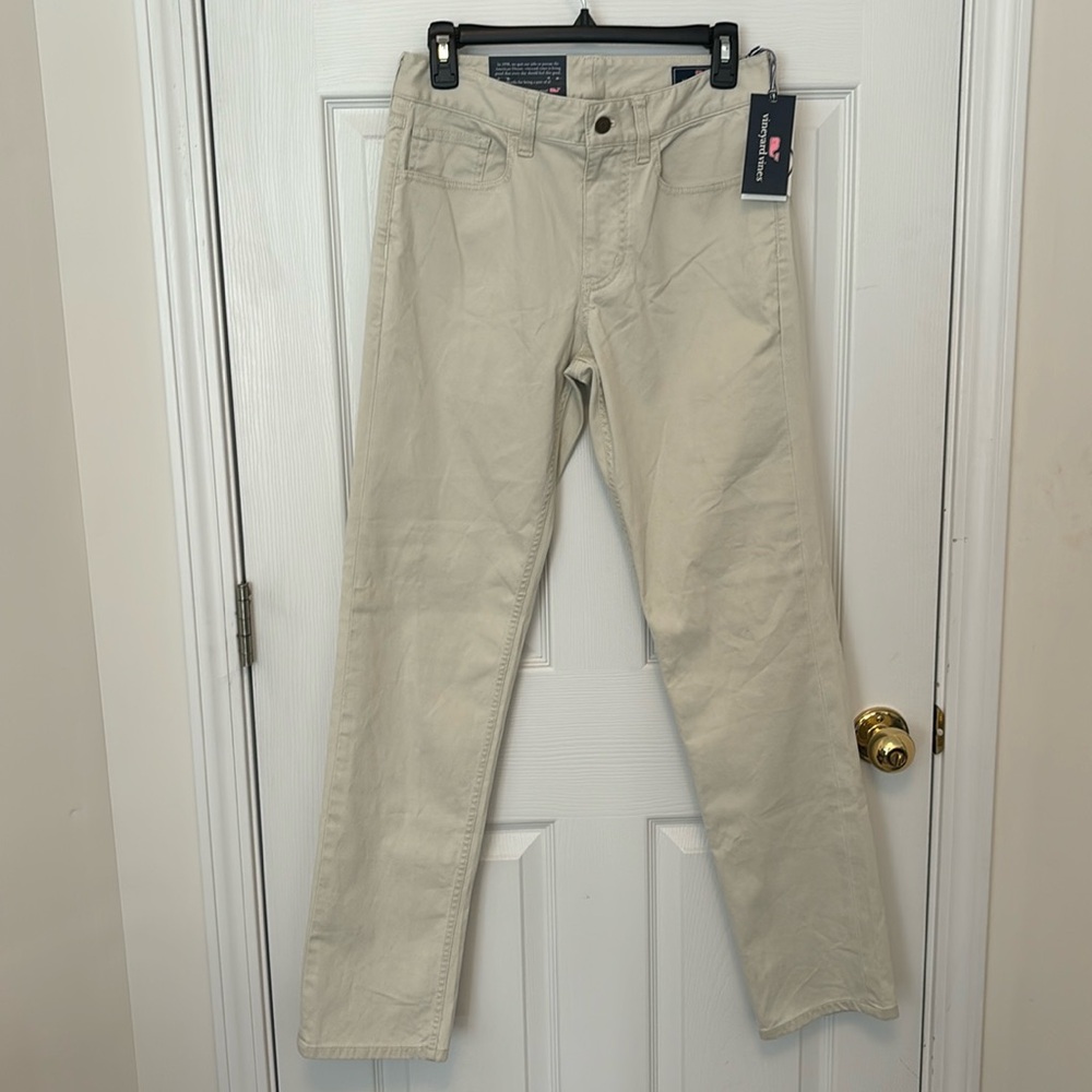 Vineyard Vines Island 5-Pocket Men’s Pants - Stone - 28 x32